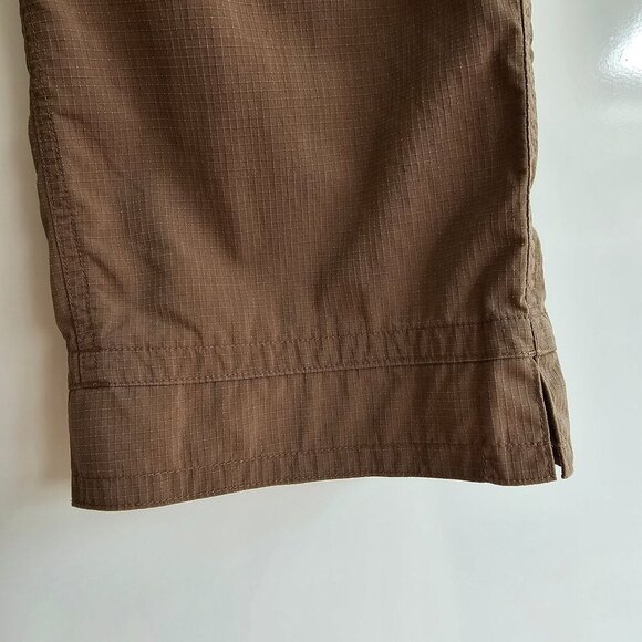 The North Face Womens Brown Ripstop Long Shorts Size 4 Lightweight Outdoor Wear - Picture 8 of 12